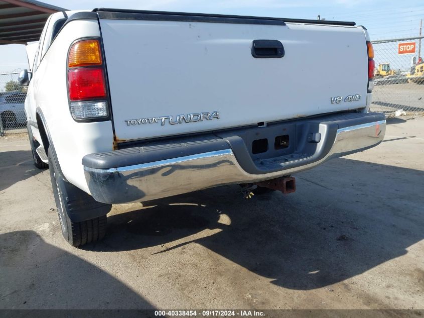 2000 Toyota Tundra Sr5 V8 VIN: 5TBBT4411YS066777 Lot: 40338454