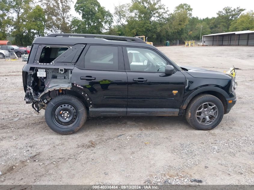 2023 Ford Bronco Sport Badlands VIN: 3FMCR9D97PRE04712 Lot: 40338484