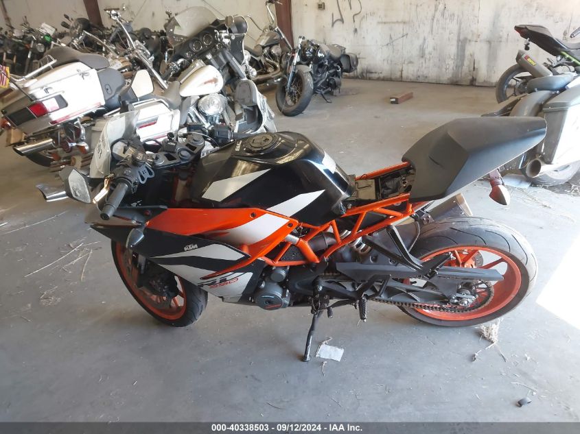 2019 Ktm 390 Rc VIN: MD2JYJ408KC219412 Lot: 40338503