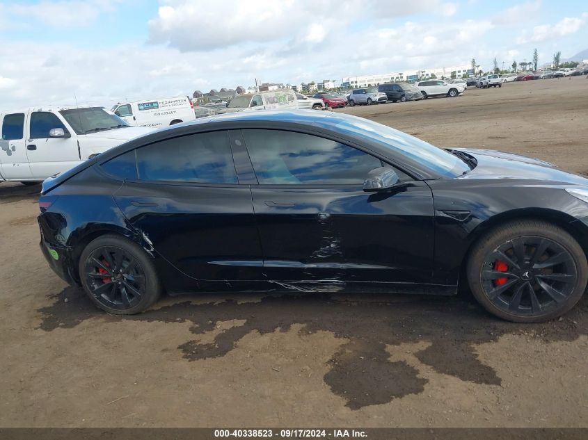 2022 Tesla Model 3 Long Range Dual Motor All-Wheel Drive VIN: 5YJ3E1EB6NF138939 Lot: 40338523