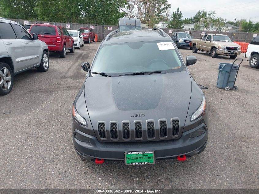 2017 Jeep Cherokee Trailhawk 4X4 VIN: 1C4PJMBS7HW568708 Lot: 40338542