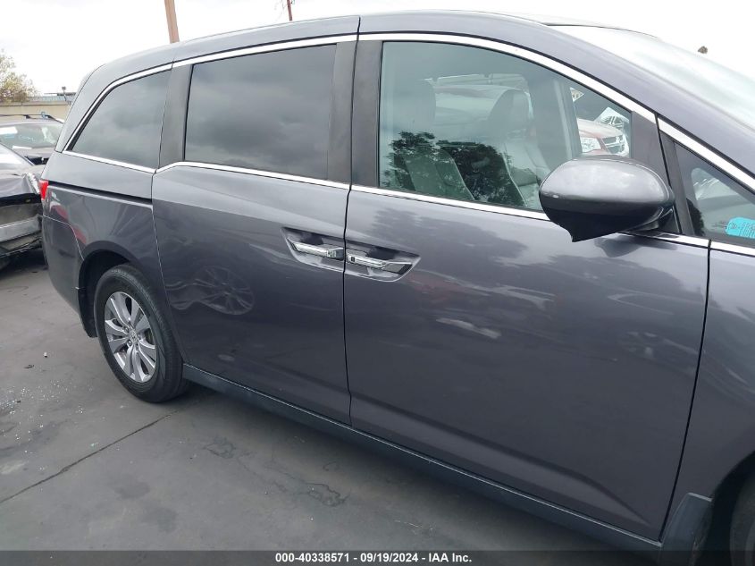 2015 Honda Odyssey Ex-L VIN: 5FNRL5H68FB093588 Lot: 40338571