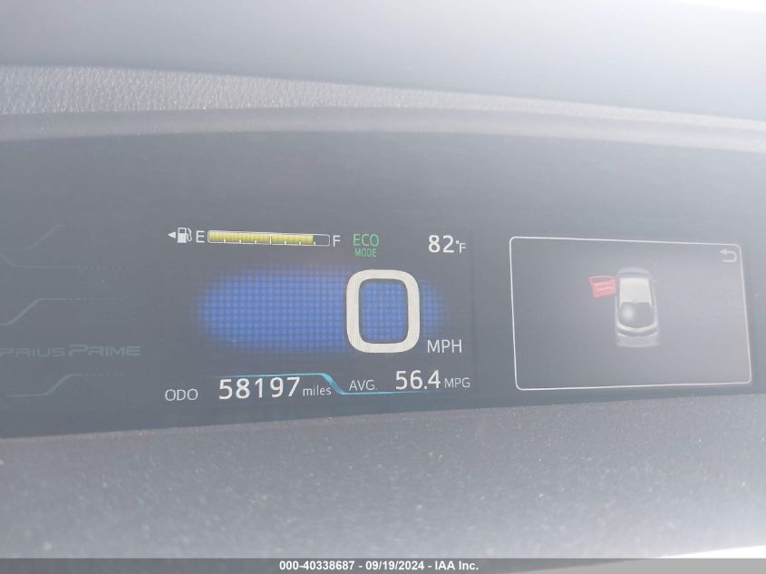 2019 TOYOTA PRIUS PRIME PLUS - JTDKARFP2K3109401