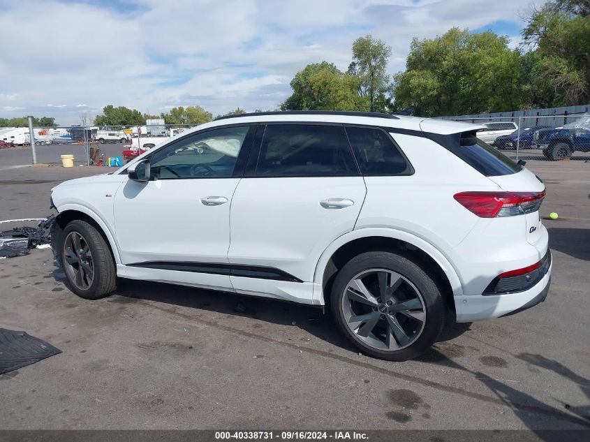 2023 Audi Q4 E-Tron Prestige VIN: WA1M2BFZXPP074552 Lot: 40338731