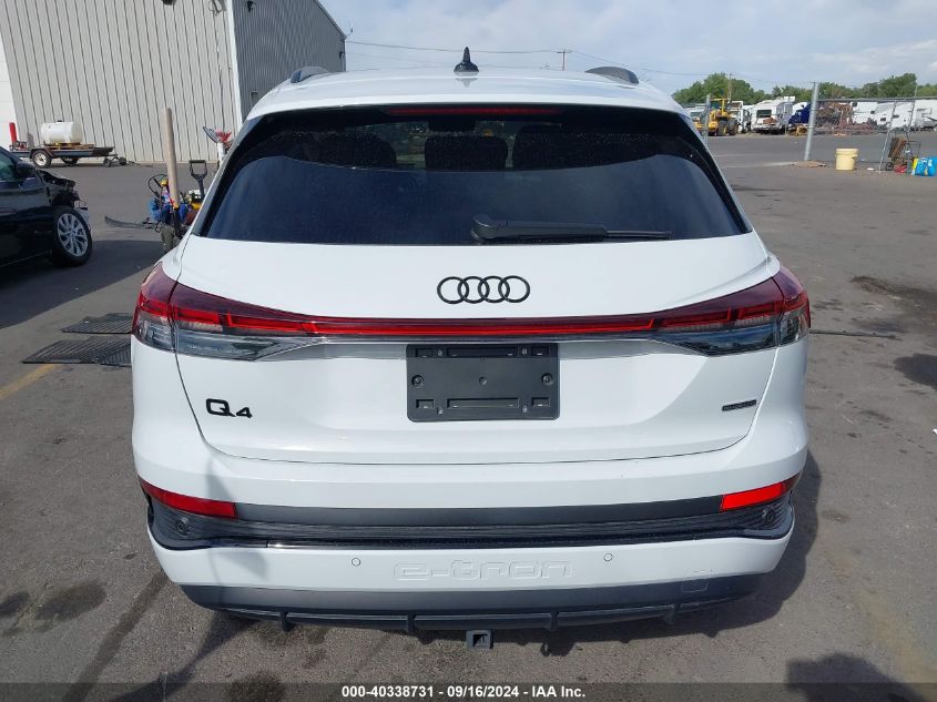 2023 Audi Q4 E-Tron Prestige VIN: WA1M2BFZXPP074552 Lot: 40338731