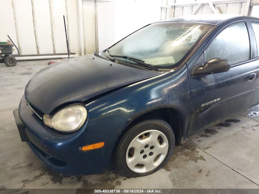 2001 Dodge Neon Se VIN: 1B3ES46C91D141508 Lot: 40338736