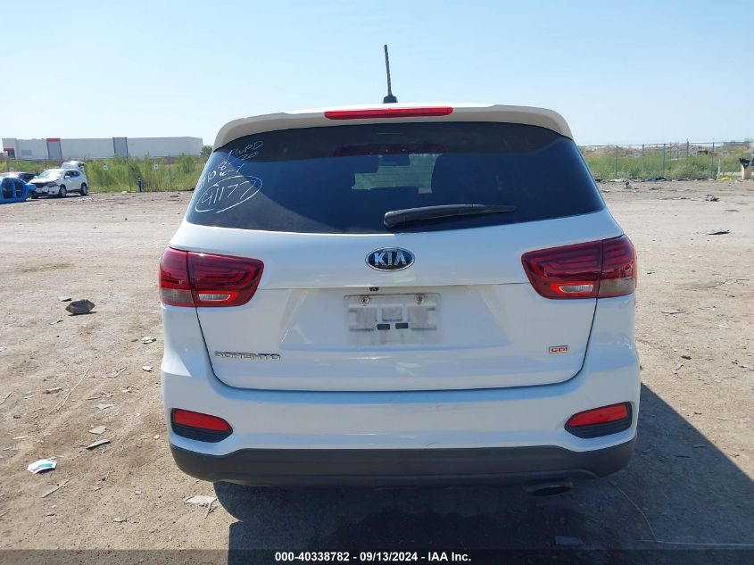 2019 Kia Sorento L/Lx VIN: 5XYPG4A36KG599882 Lot: 40338782