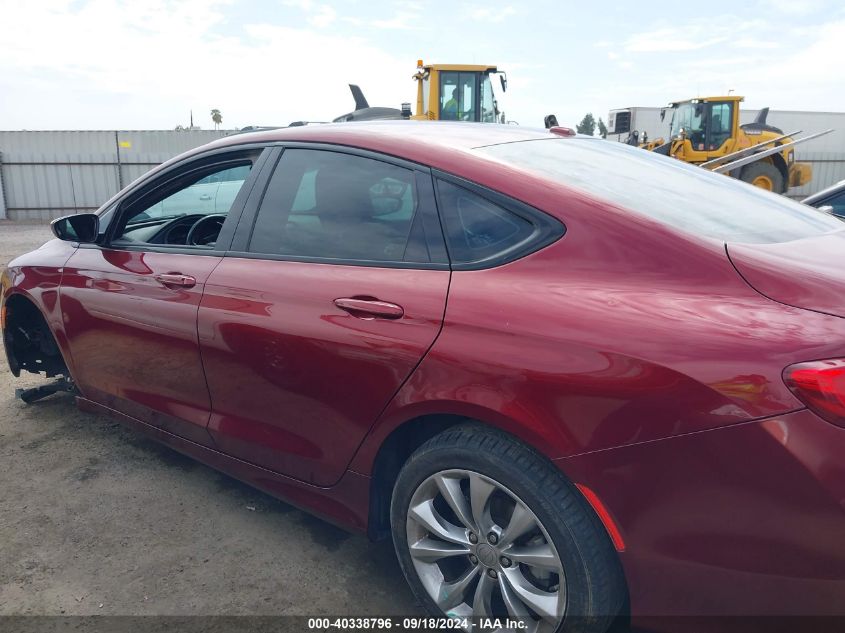 2015 Chrysler 200 S VIN: 1C3CCCBB9FN665600 Lot: 40338796