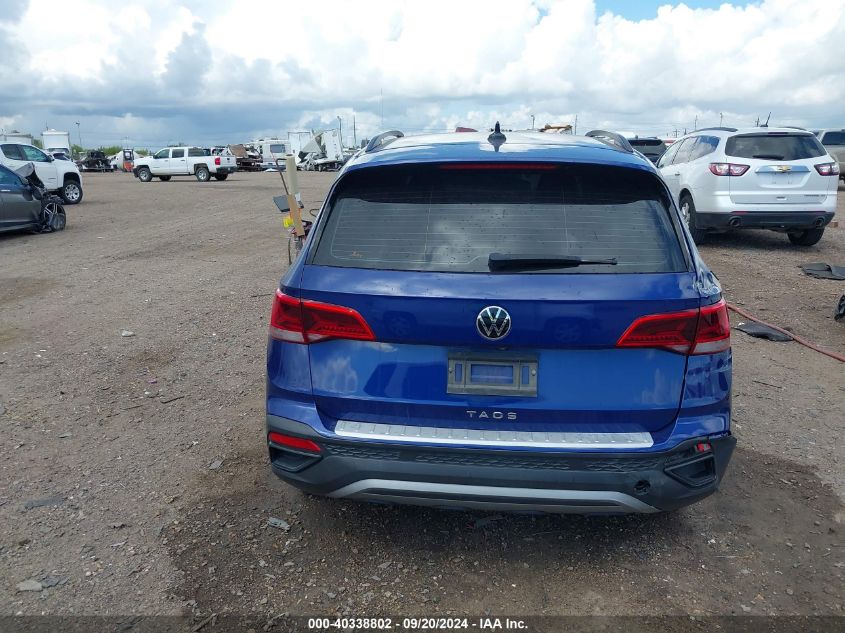 2022 Volkswagen Taos 1.5T S VIN: 3VVDX7B2XNM008505 Lot: 40338802