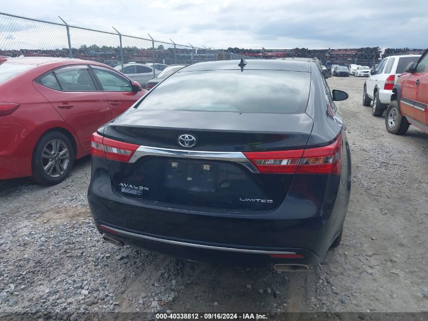 2016 Toyota Avalon Xle Plus/Premium/Tour/Ltd VIN: 4T1BK1EB7GU218258 Lot: 40338812