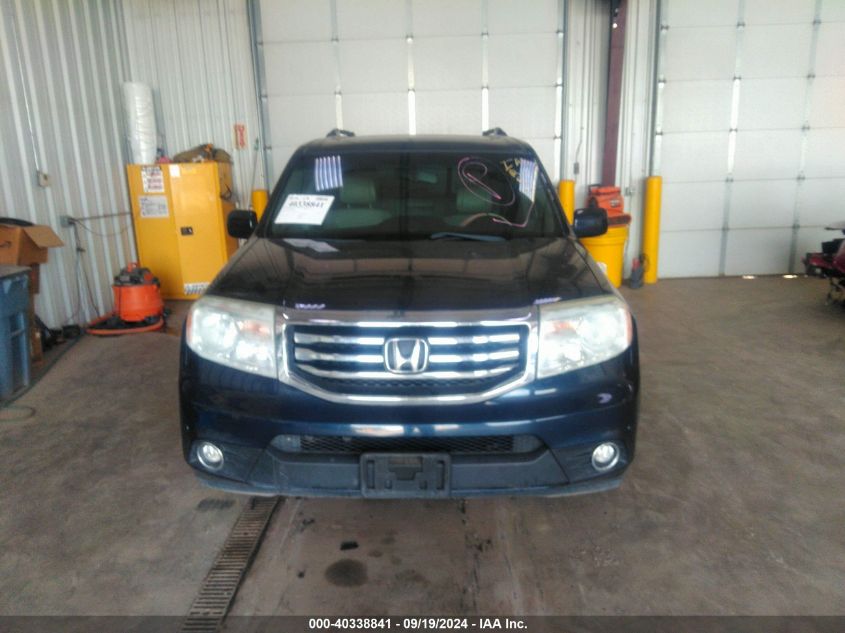 2012 Honda Pilot Touring VIN: 5FNYF4H93CB031437 Lot: 40338841