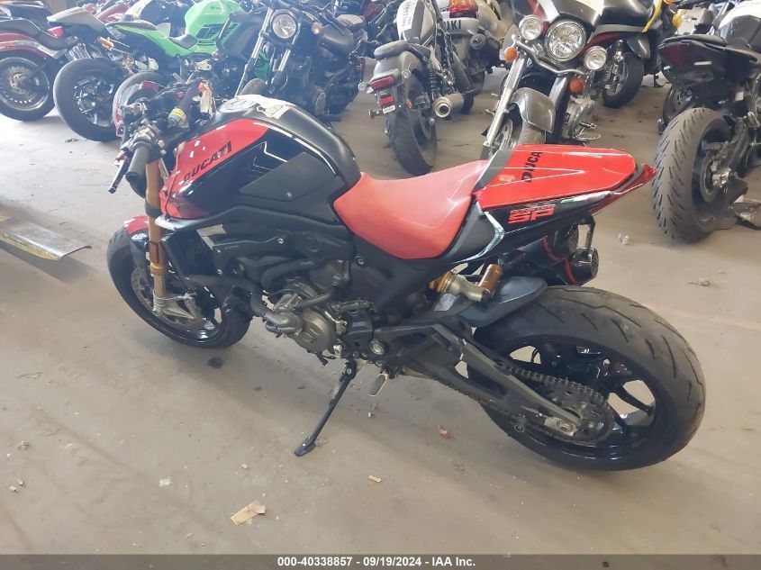 2023 Ducati Monster VIN: ZDMMAMDTXPB007647 Lot: 40338857