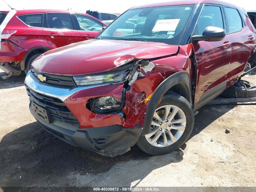 KL79MMS27NB141884 2022 Chevrolet Trailblazer Fwd Ls