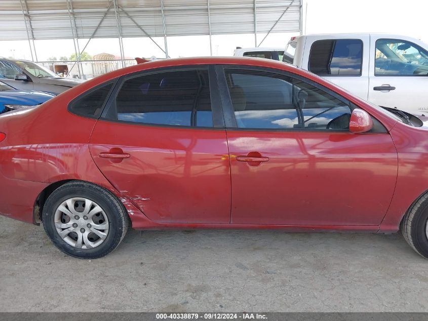 2010 Hyundai Elantra Blue/Gls/Se VIN: KMHDU4AD0AU167124 Lot: 40338879