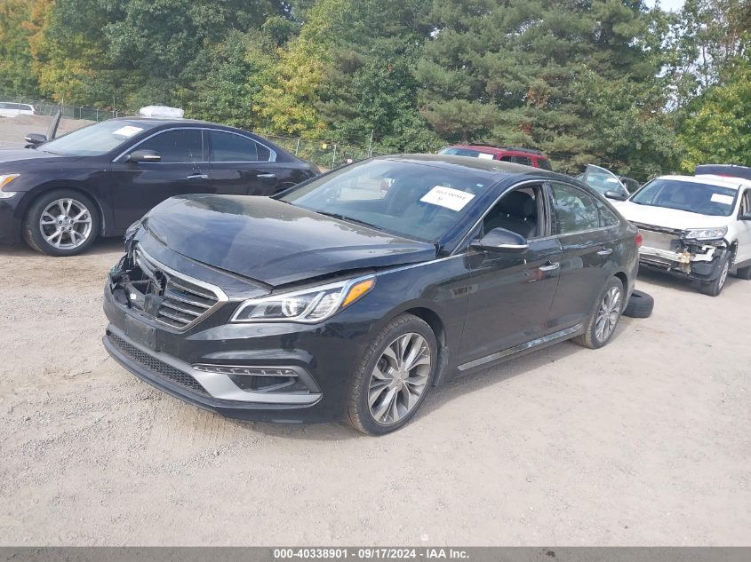 5NPE34AB6FH135158 2015 HYUNDAI SONATA - Image 2