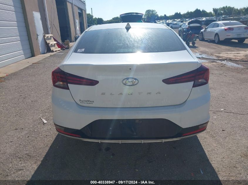 2020 Hyundai Elantra Sel VIN: 5NPD84LF4LH606376 Lot: 40338947