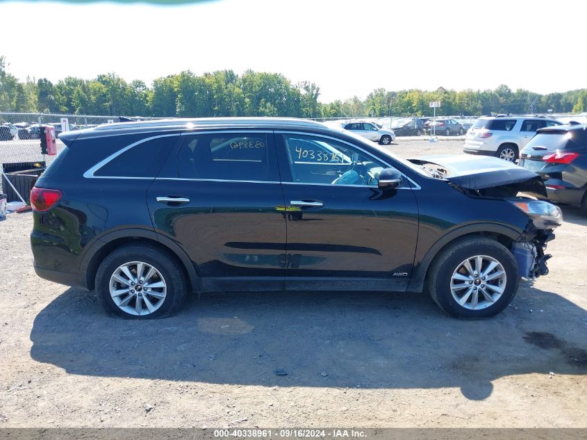 2019 Kia Sorento 2.4L Lx VIN: 5XYPGDA35KG433322 Lot: 40338961