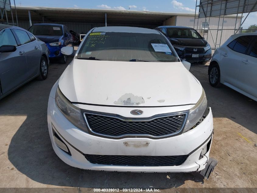 2015 Kia Optima Lx VIN: KNAGM4A73F5616421 Lot: 40339012