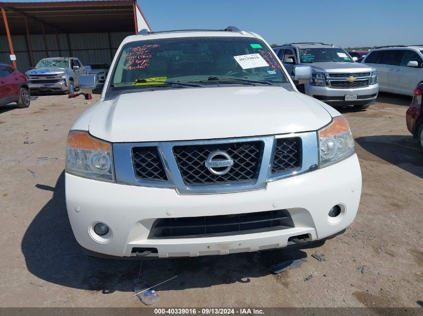 2010 Nissan Armada Platinum VIN: 5N1BA0ND4AN622618 Lot: 40339016