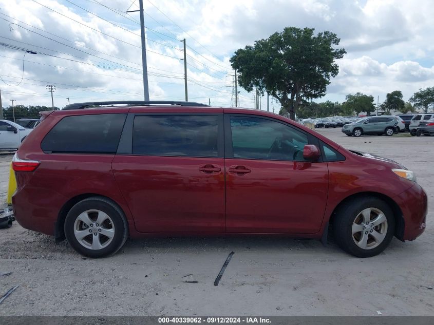 2017 Toyota Sienna Le 8 Passenger VIN: 5TDKZ3DC4HS779349 Lot: 40339062