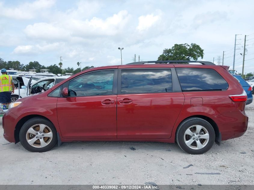 2017 Toyota Sienna Le 8 Passenger VIN: 5TDKZ3DC4HS779349 Lot: 40339062