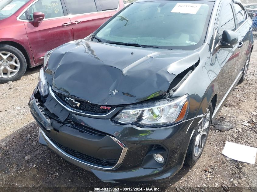 2020 Chevrolet Sonic Fwd Lt VIN: 1G1JD5SB2L4106038 Lot: 40339063