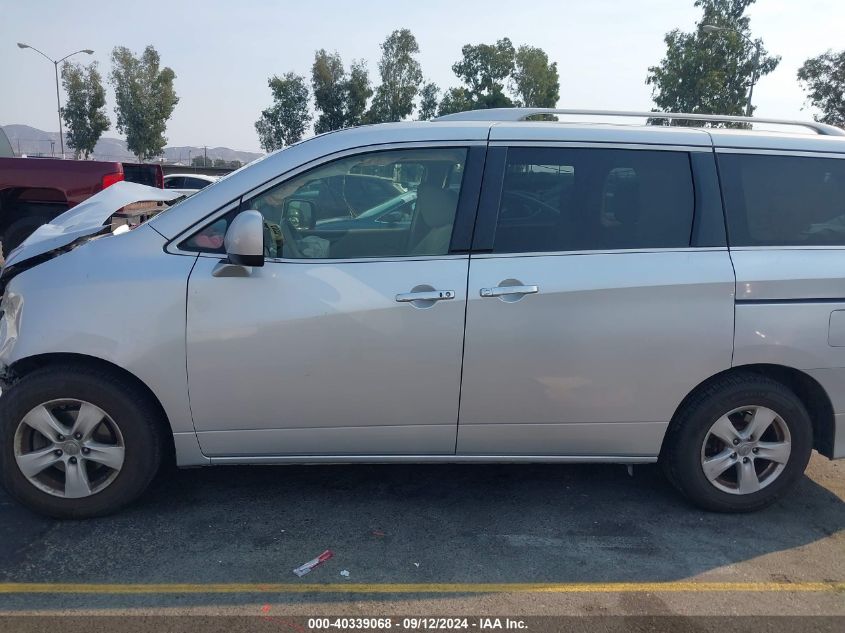 JN8AE2KP5E9100176 2014 Nissan Quest Sv