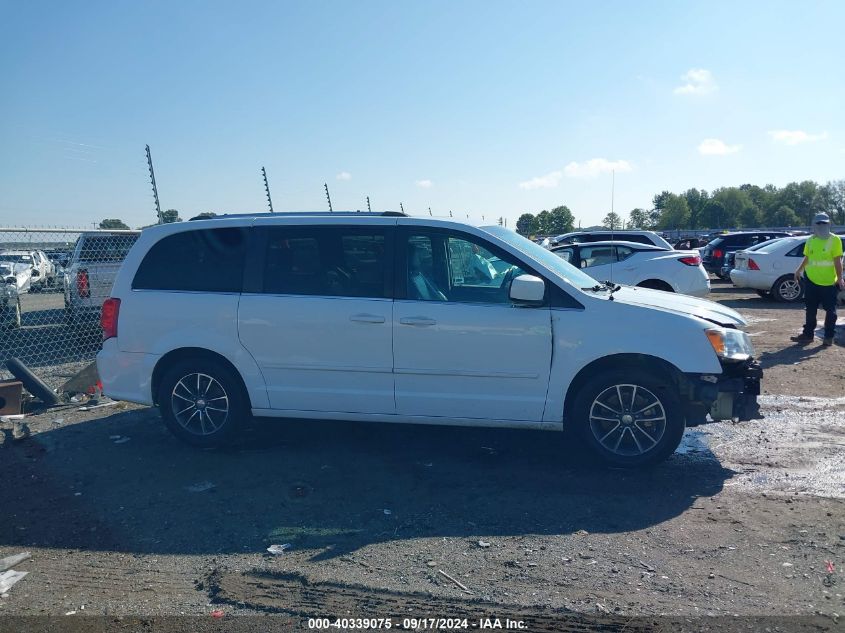 2017 Dodge Grand Caravan Sxt VIN: 2C4RDGCG3HR760941 Lot: 40339075