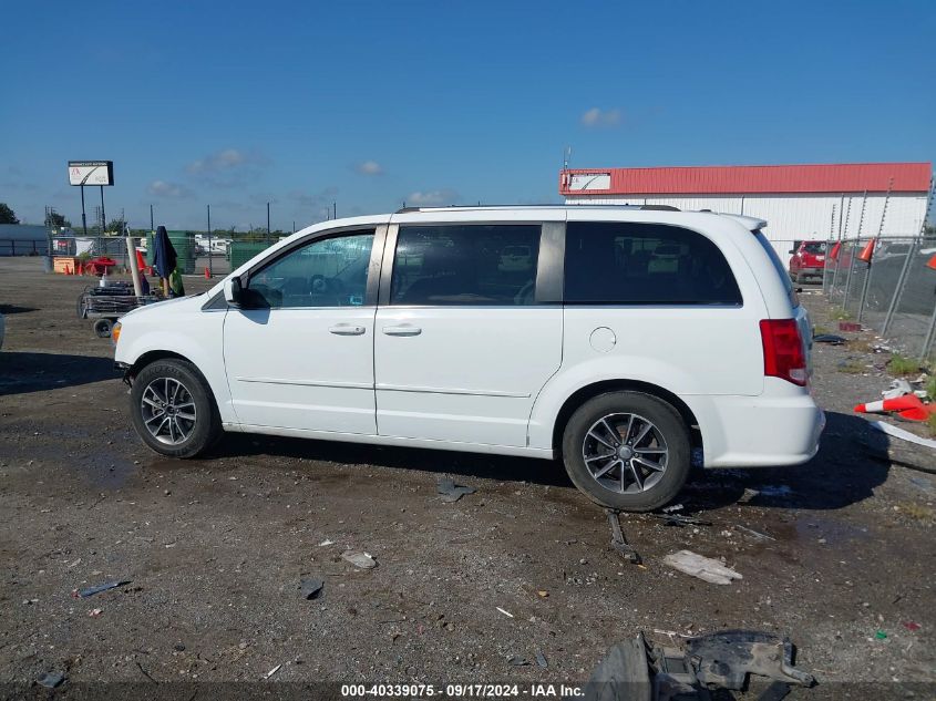 2017 Dodge Grand Caravan Sxt VIN: 2C4RDGCG3HR760941 Lot: 40339075