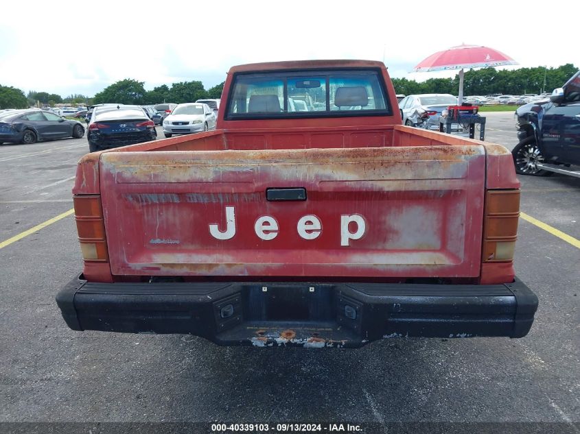 1988 Jeep Comanche Pioneer VIN: 1JTMW66P0JT062620 Lot: 40339103