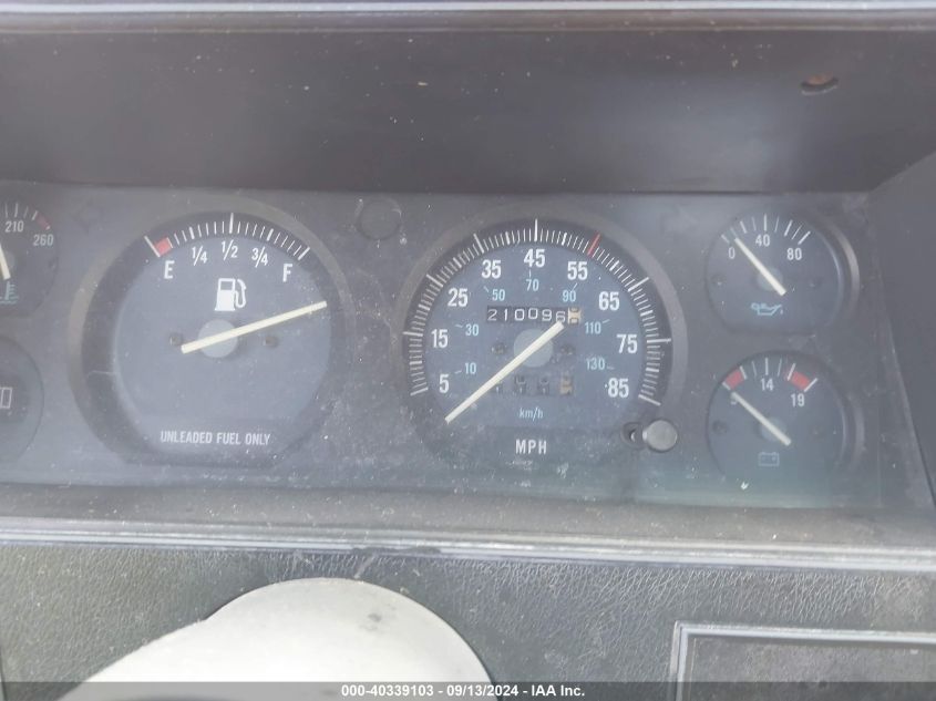 1988 Jeep Comanche Pioneer VIN: 1JTMW66P0JT062620 Lot: 40339103