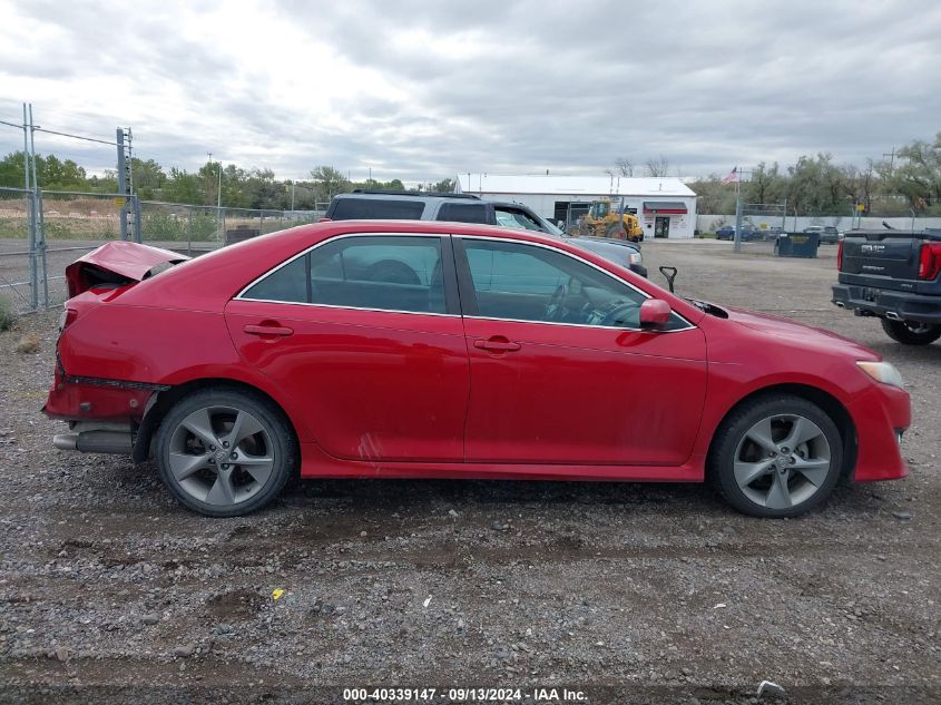 2013 Toyota Camry Se/Xle VIN: 4T1BK1FK1DU535446 Lot: 40339147