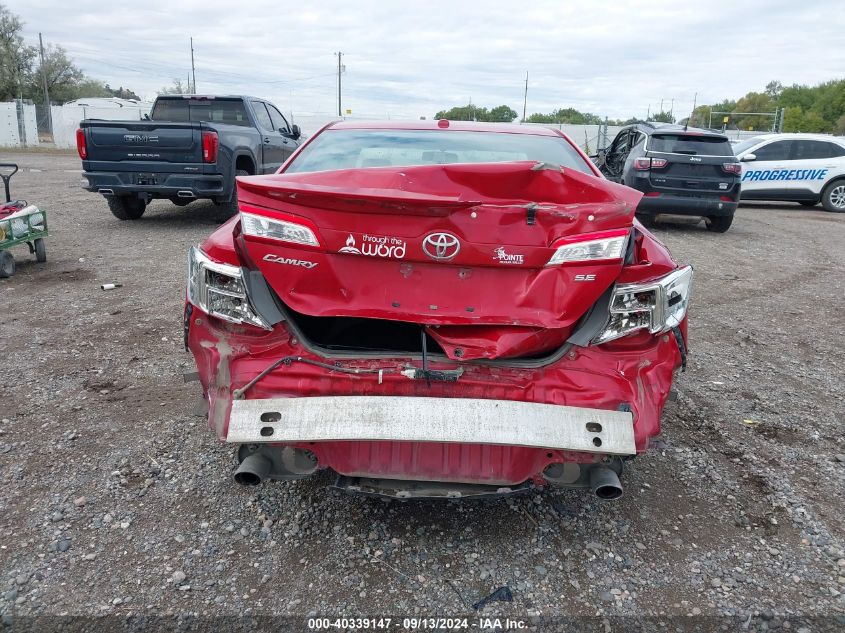 2013 Toyota Camry Se/Xle VIN: 4T1BK1FK1DU535446 Lot: 40339147