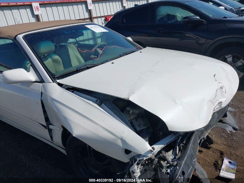 2002 Toyota Camry Solara Sle V6 VIN: 2T1FF28P02C566724 Lot: 40339192