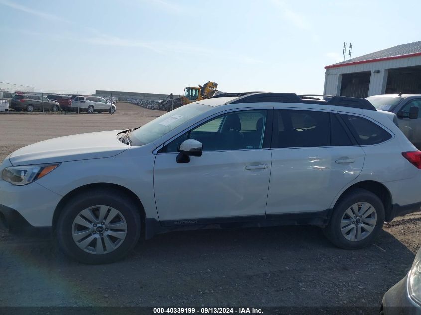 2015 Subaru Outback 2.5I Premium VIN: 4S4BSAFC0F3318763 Lot: 40339199