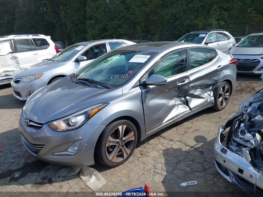 2014 Hyundai Elantra Sport VIN: KMHDH4AH8EU171712 Lot: 40339208