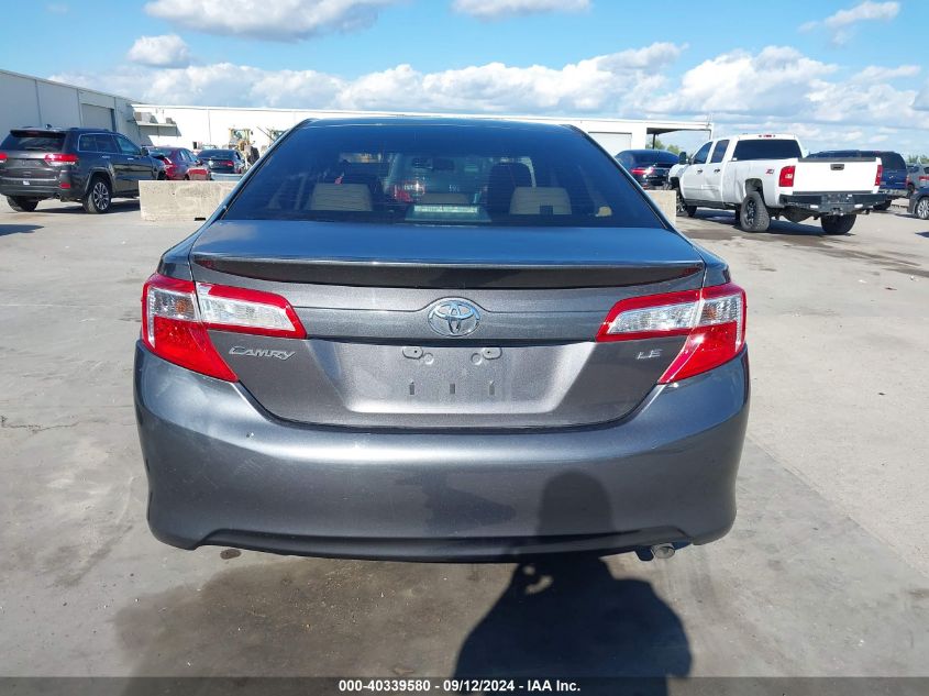 2012 Toyota Camry Le VIN: 4T4BF1FK4CR164002 Lot: 40339580