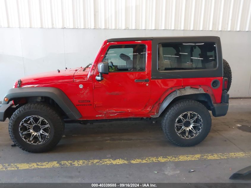 2016 Jeep Wrangler Sport VIN: 1C4AJWAG1GL242160 Lot: 40339585