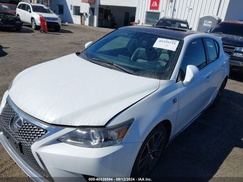 2017 Lexus Ct 200H VIN: JTHKD5BH8H2289186 Lot: 40339594