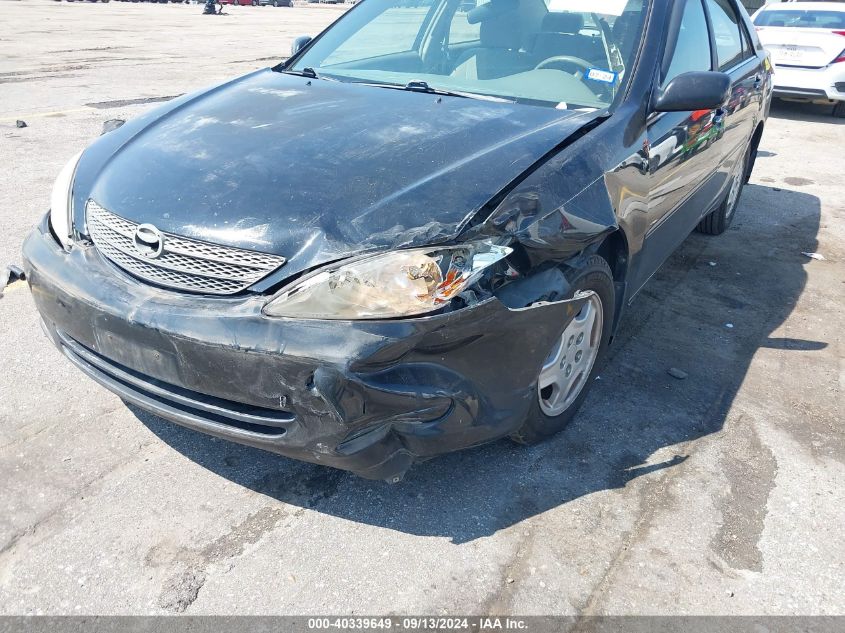 2003 Toyota Camry Le VIN: 4T1BF32K03U050848 Lot: 40339649