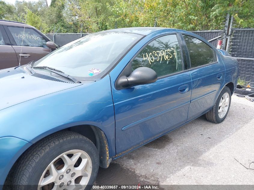 2002 Dodge Neon Sxt VIN: 1B3ES56C02D628975 Lot: 40339657