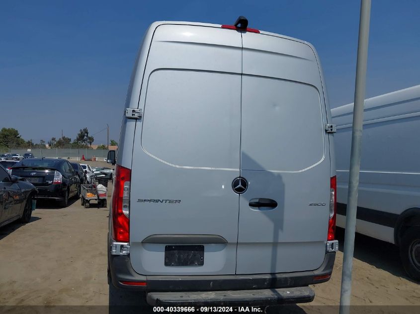 2022 Mercedes-Benz Sprinter 2500 High Roof V6 VIN: W1Y4EDHY3NT105833 Lot: 40339666