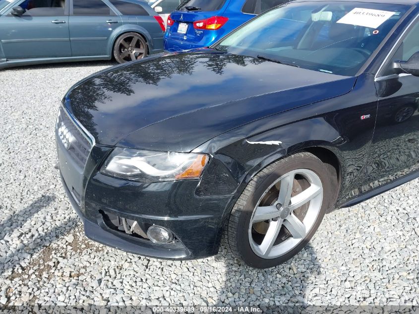 2012 Audi A4 Premium Plus VIN: WAUFFAFL7CN005104 Lot: 40339689