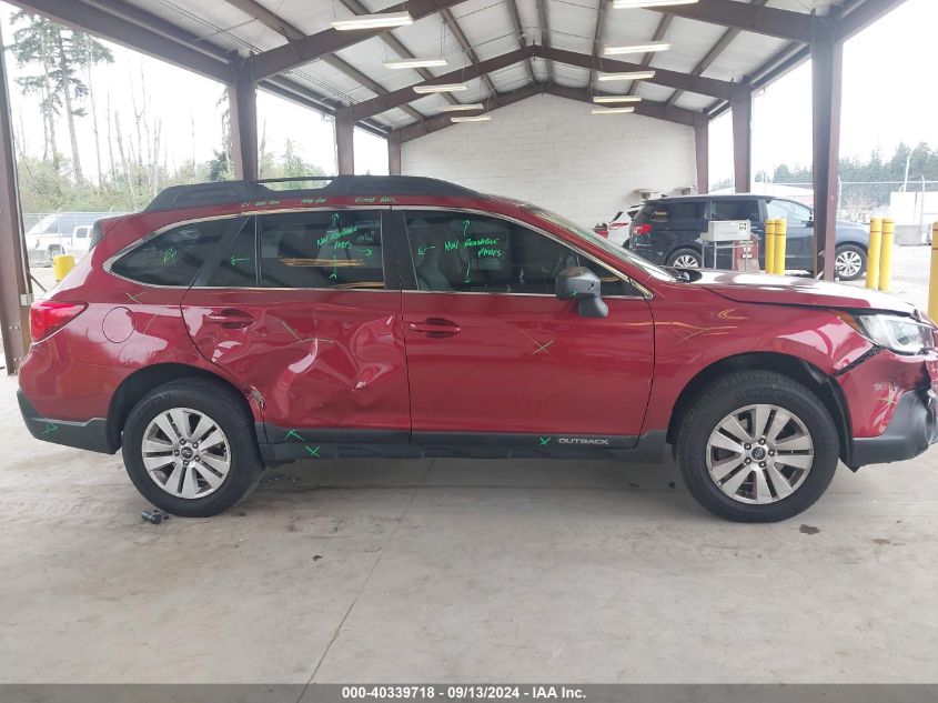 2018 Subaru Outback 2.5I VIN: 4S4BSAAC6J3318301 Lot: 40339718