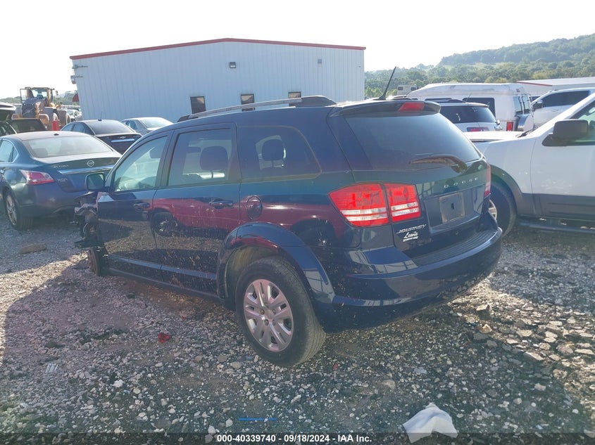 VIN 3C4PDCABXHT662154 2017 DODGE JOURNEY SE
