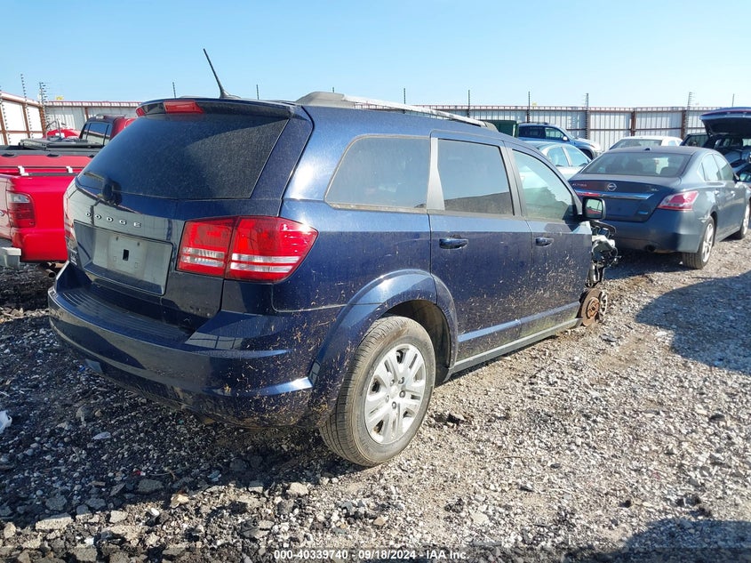 VIN 3C4PDCABXHT662154 2017 DODGE JOURNEY SE