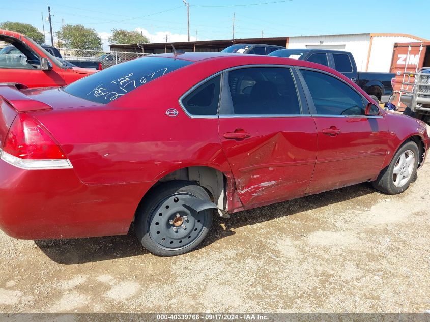 2008 Chevrolet Impala Lt VIN: 2G1WT58K681217677 Lot: 40339766