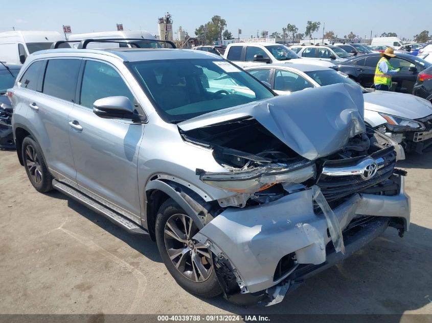 5TDKKRFH5GS160709 2016 TOYOTA HIGHLANDER - Image 1