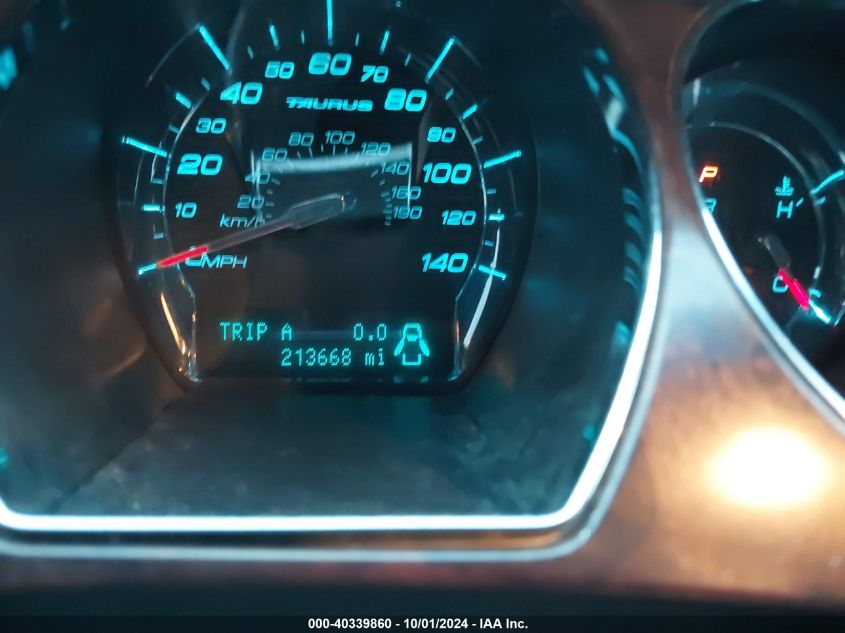 2010 Ford Taurus Sel VIN: 1FAHP2EW9AG107439 Lot: 40339860