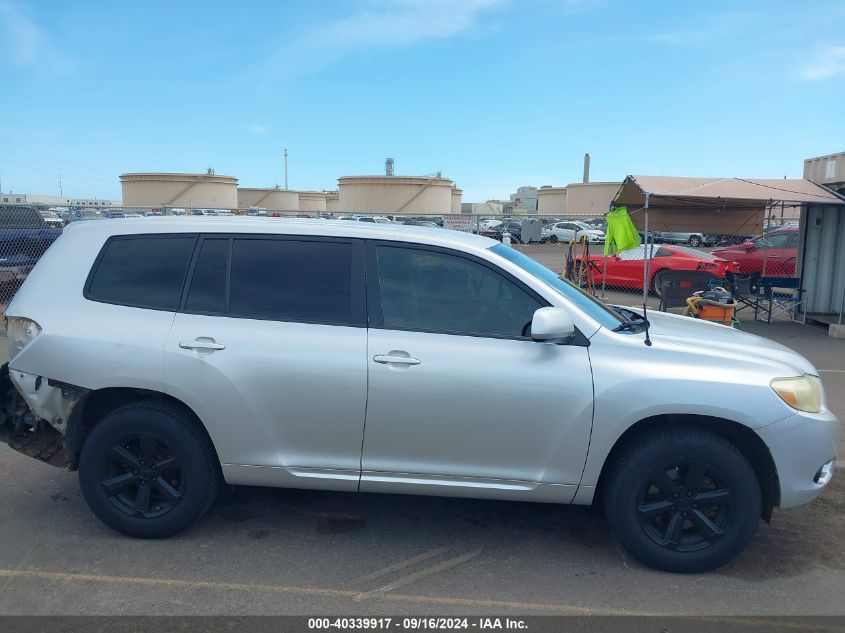 2008 Toyota Highlander VIN: JTEDS41A782067572 Lot: 40339917